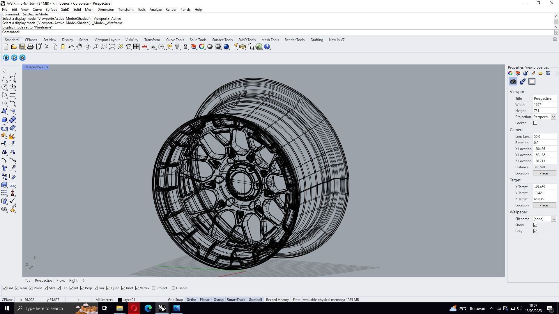 AVS Rhino 4x4 Wheel  3D model_20