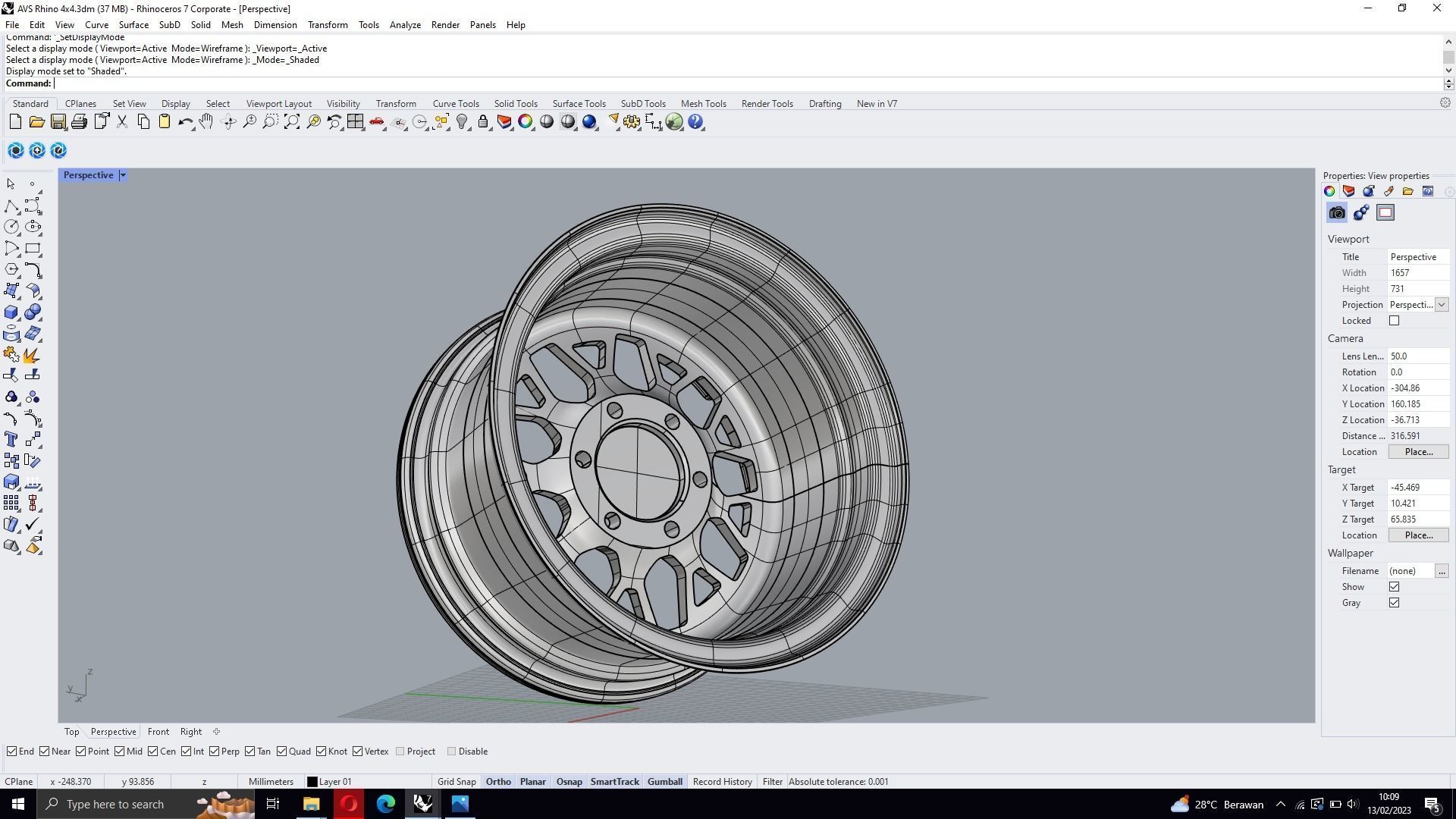 AVS Rhino 4x4 Wheel  3D model_19