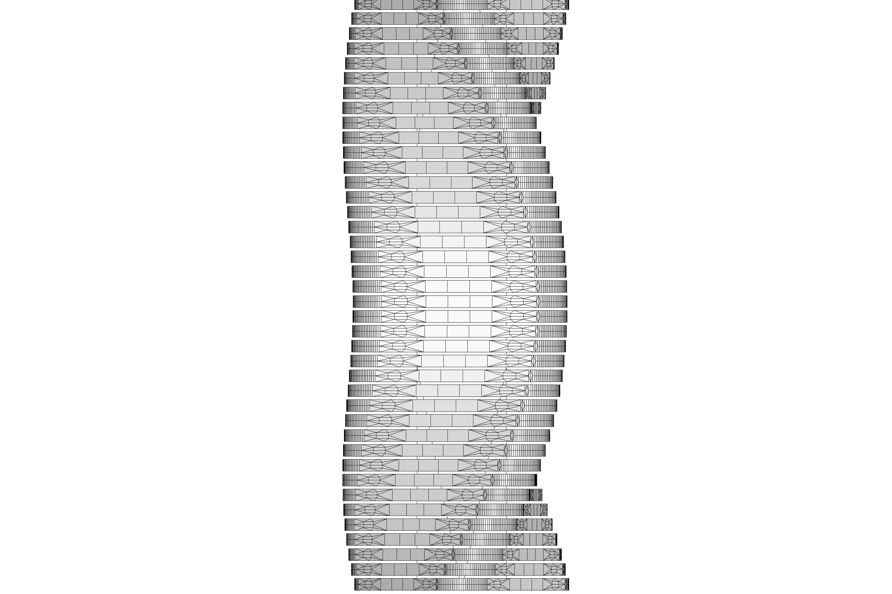 Twisted Wooden Column 3D model_12