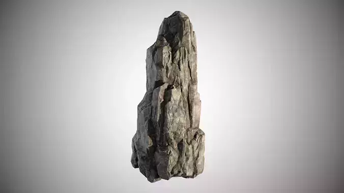 rock stone 04 Low-poly 3D model