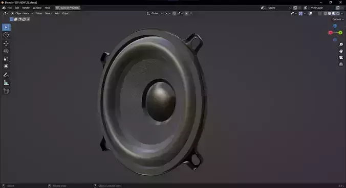 speaker Free 3D model