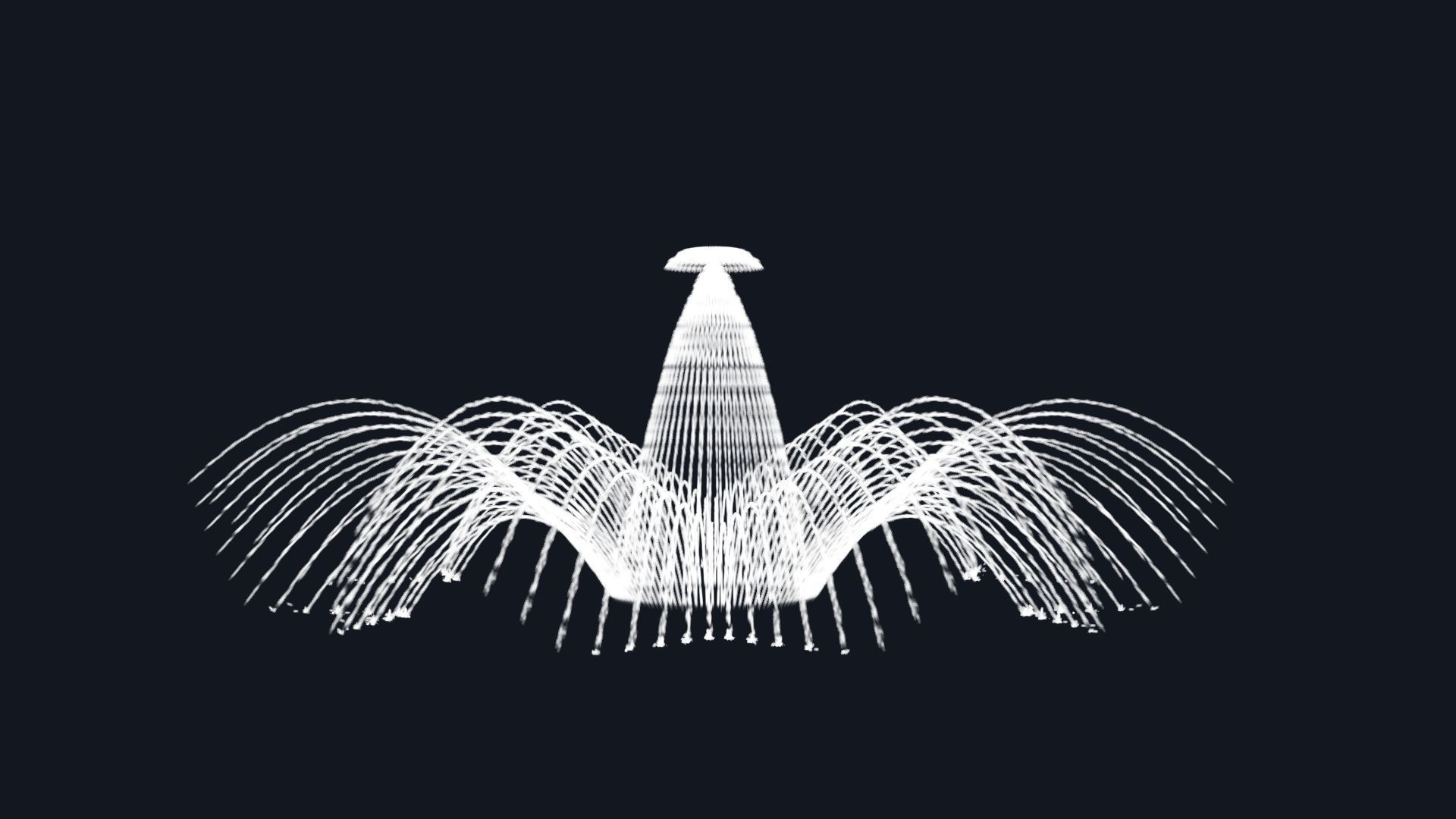 animated fountain 01 3D model_8