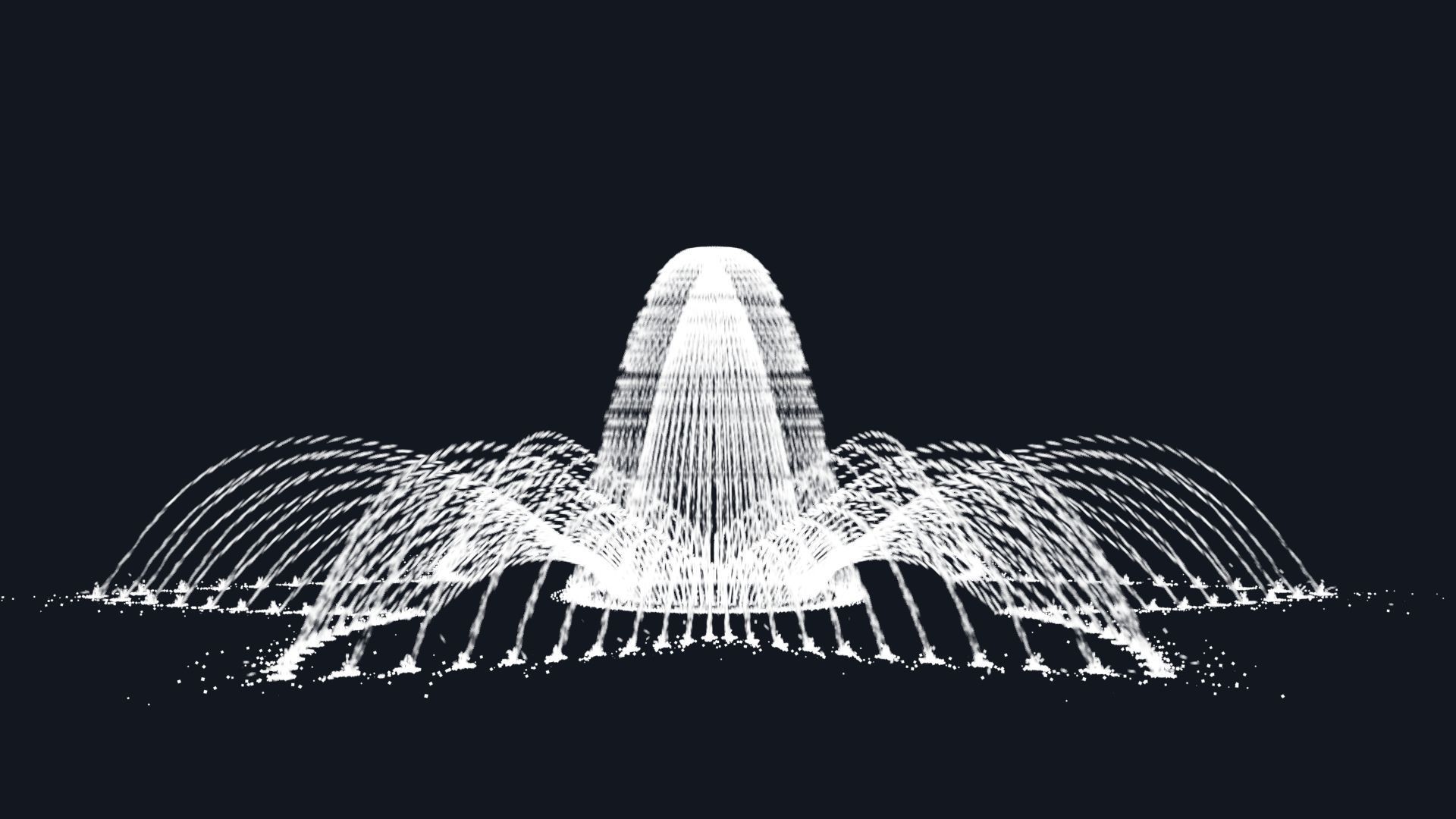 animated fountain 01 3D model_3