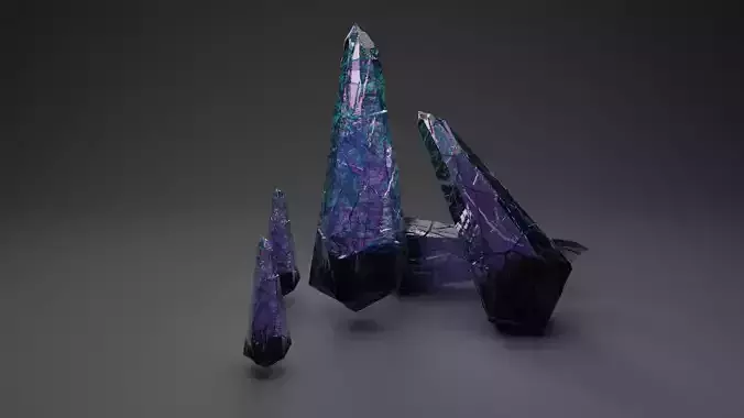 rock crytal 3d 3D model