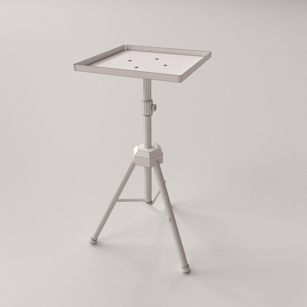 Projector Stand 3D model_4