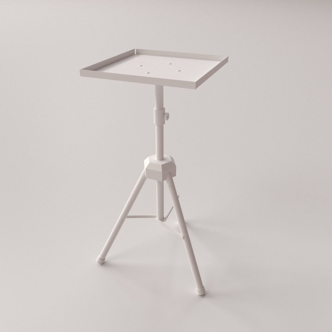 Projector Stand 3D model_3