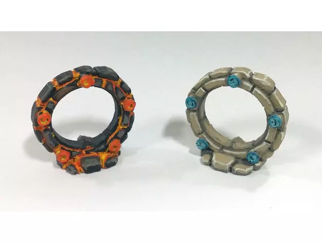 ring gate 3D model_0