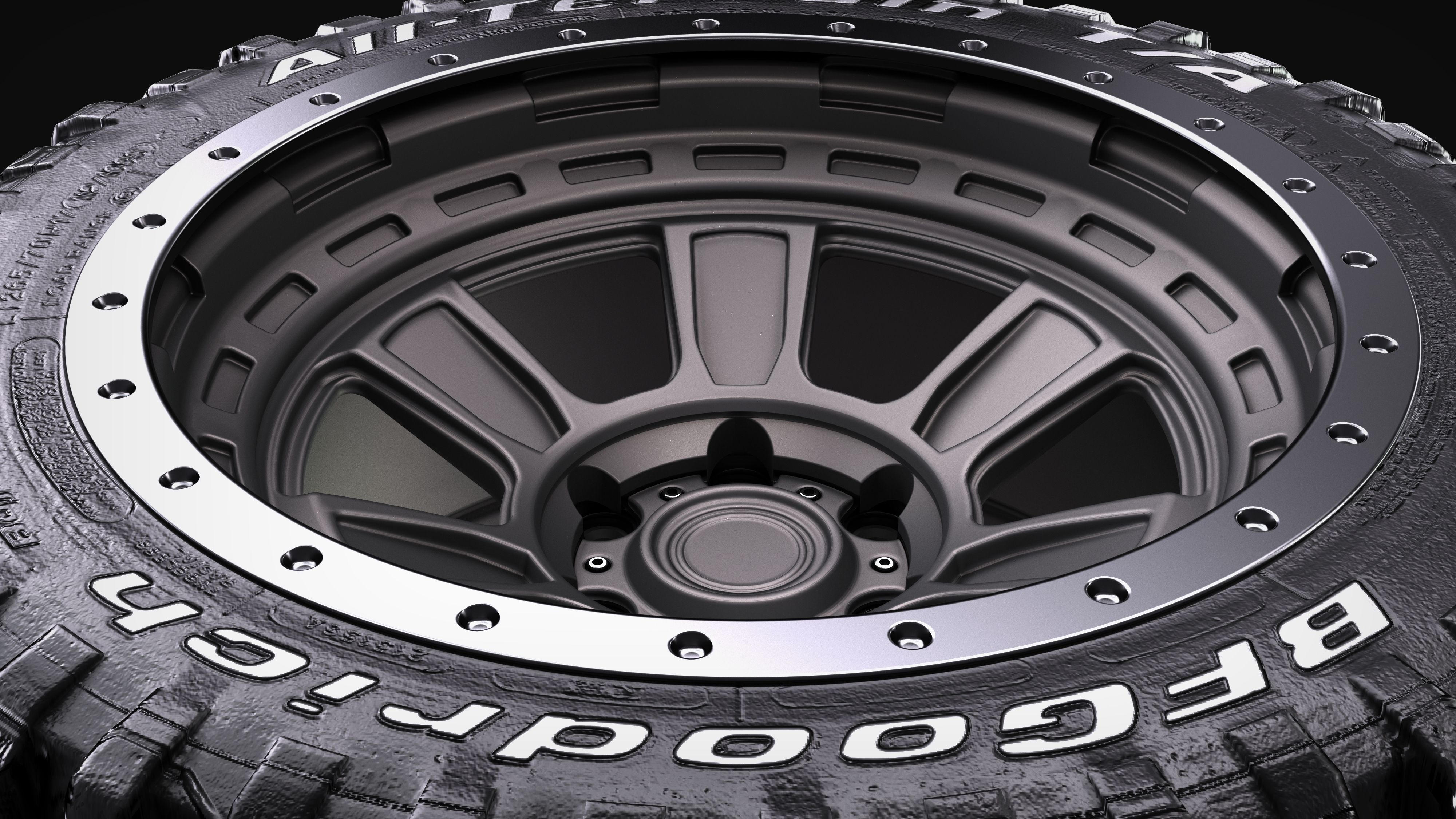 AVS Rhino II 6x6 Wheels 3D model_15