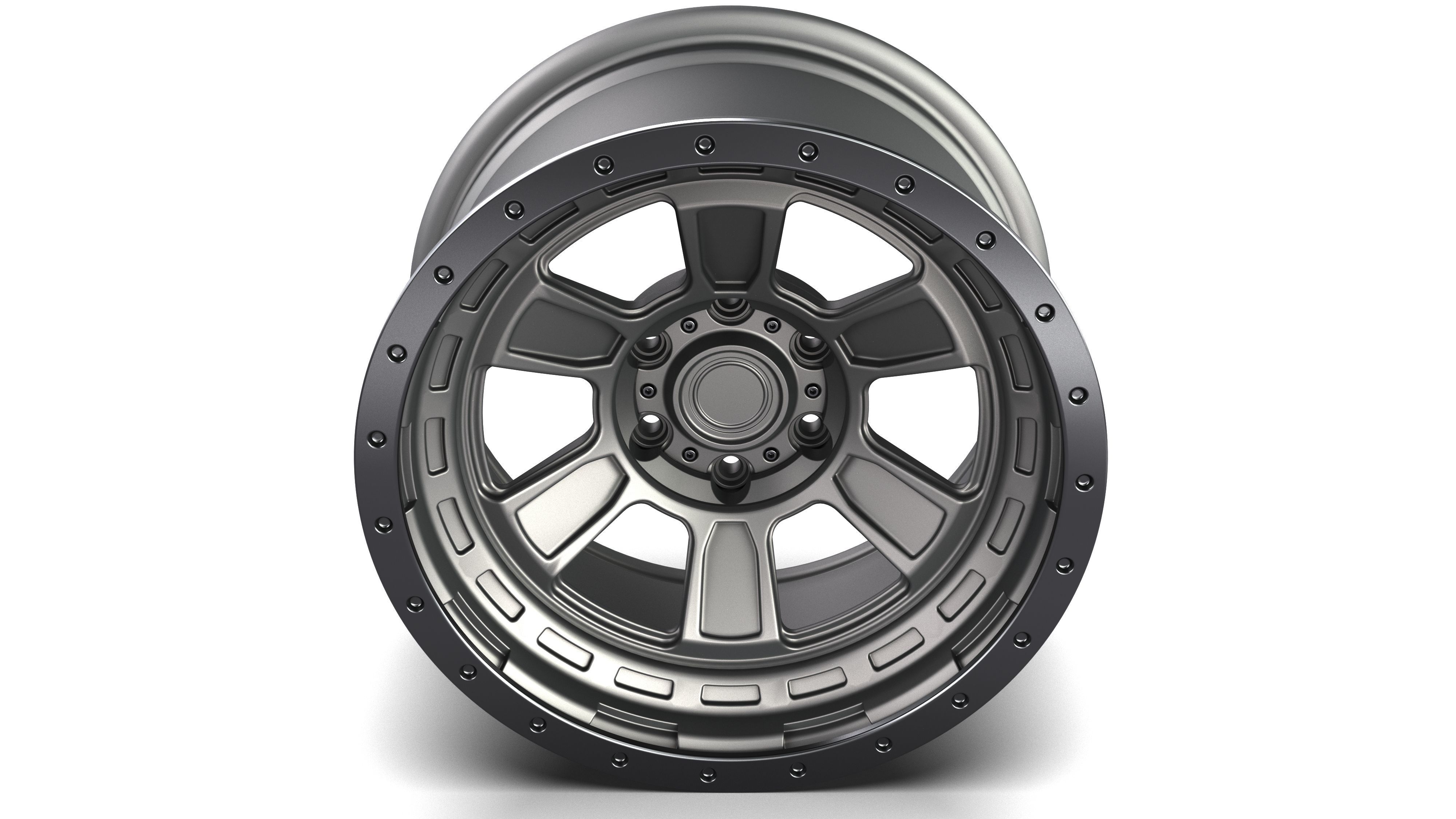 AVS Rhino II 6x6 Wheels 3D model_9