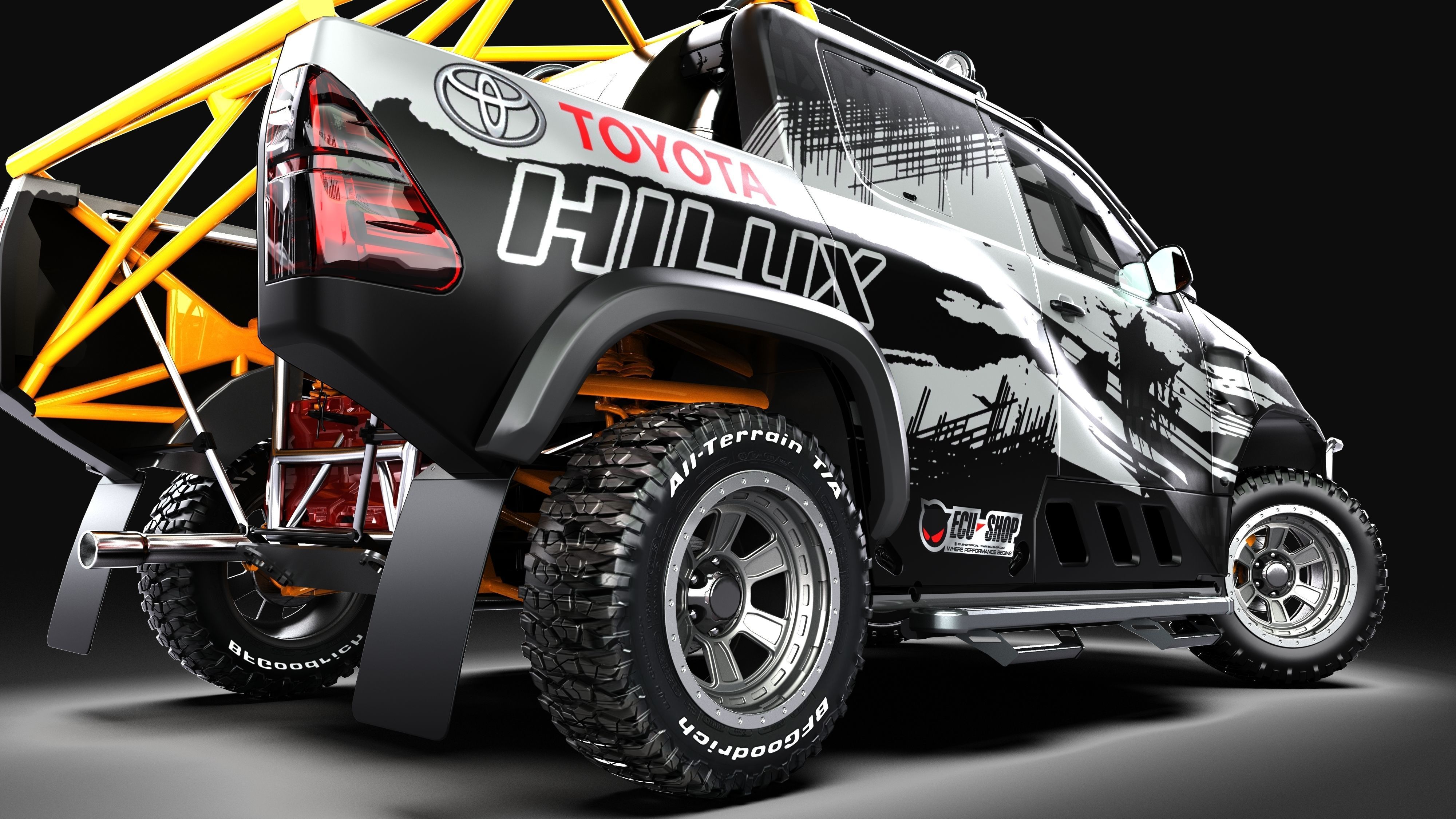 AVS Rhino II 6x6 Wheels 3D model_5