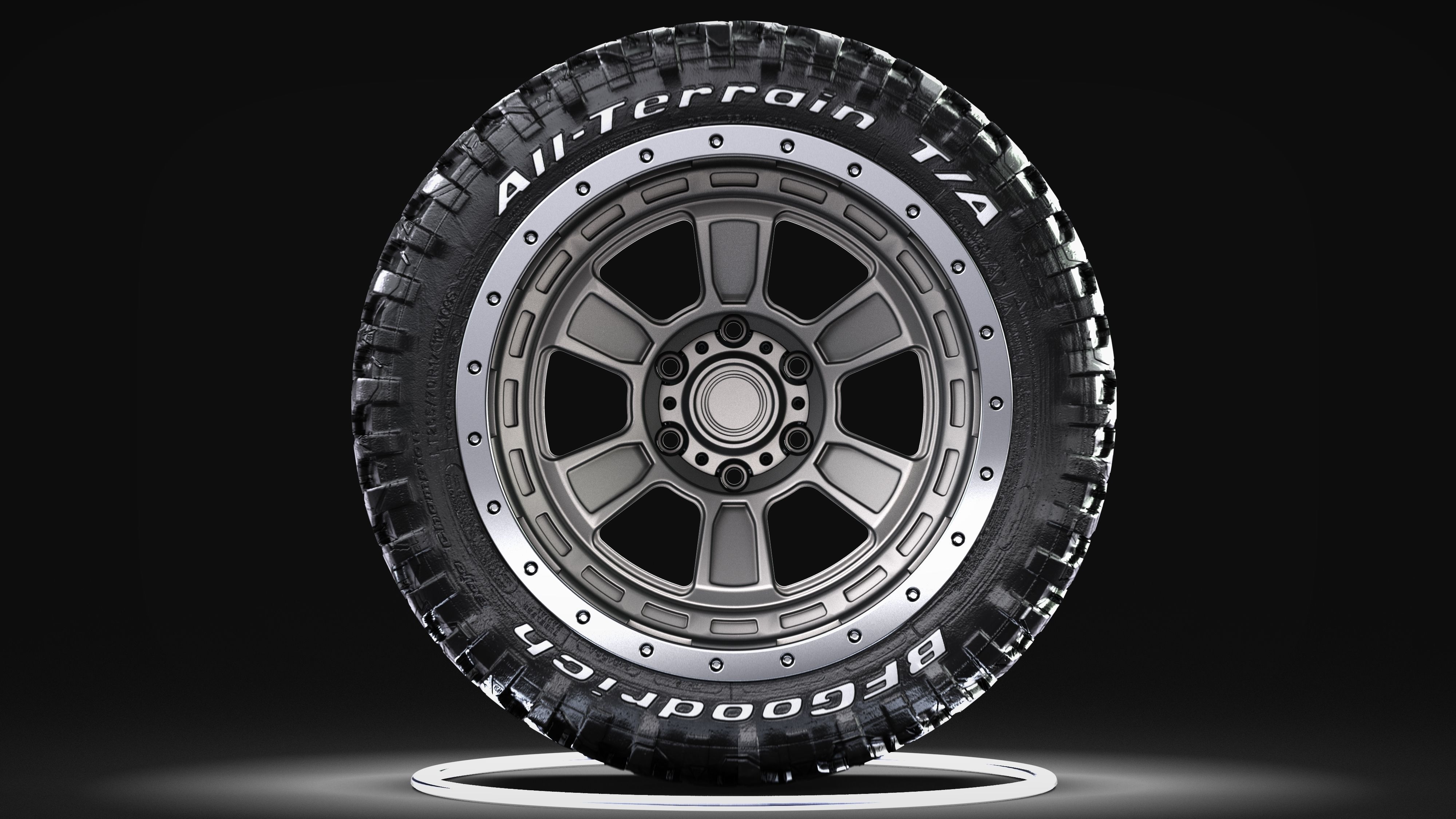 AVS Rhino II 6x6 Wheels 3D model_13