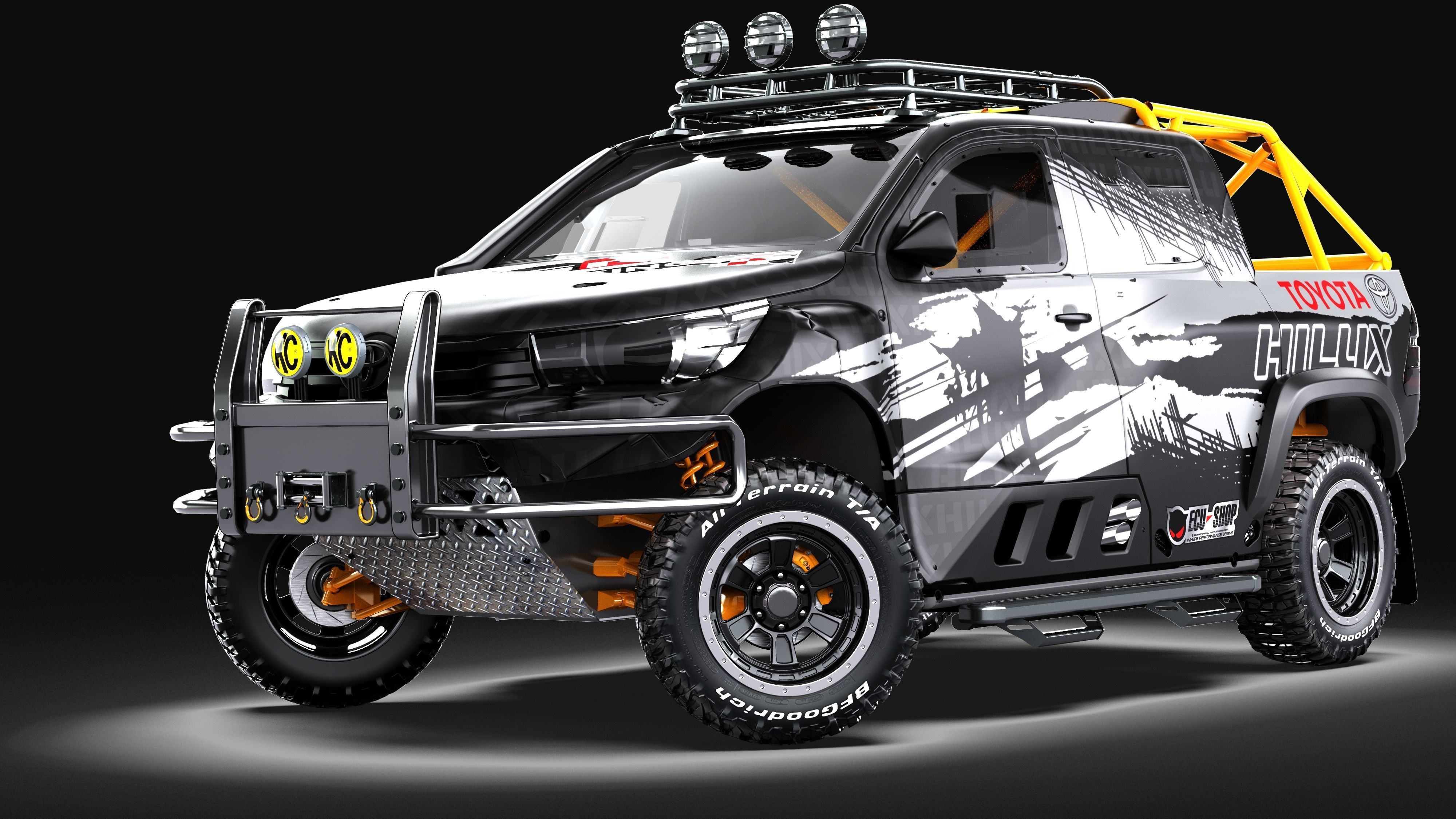 AVS Rhino II 6x6 Wheels 3D model_3