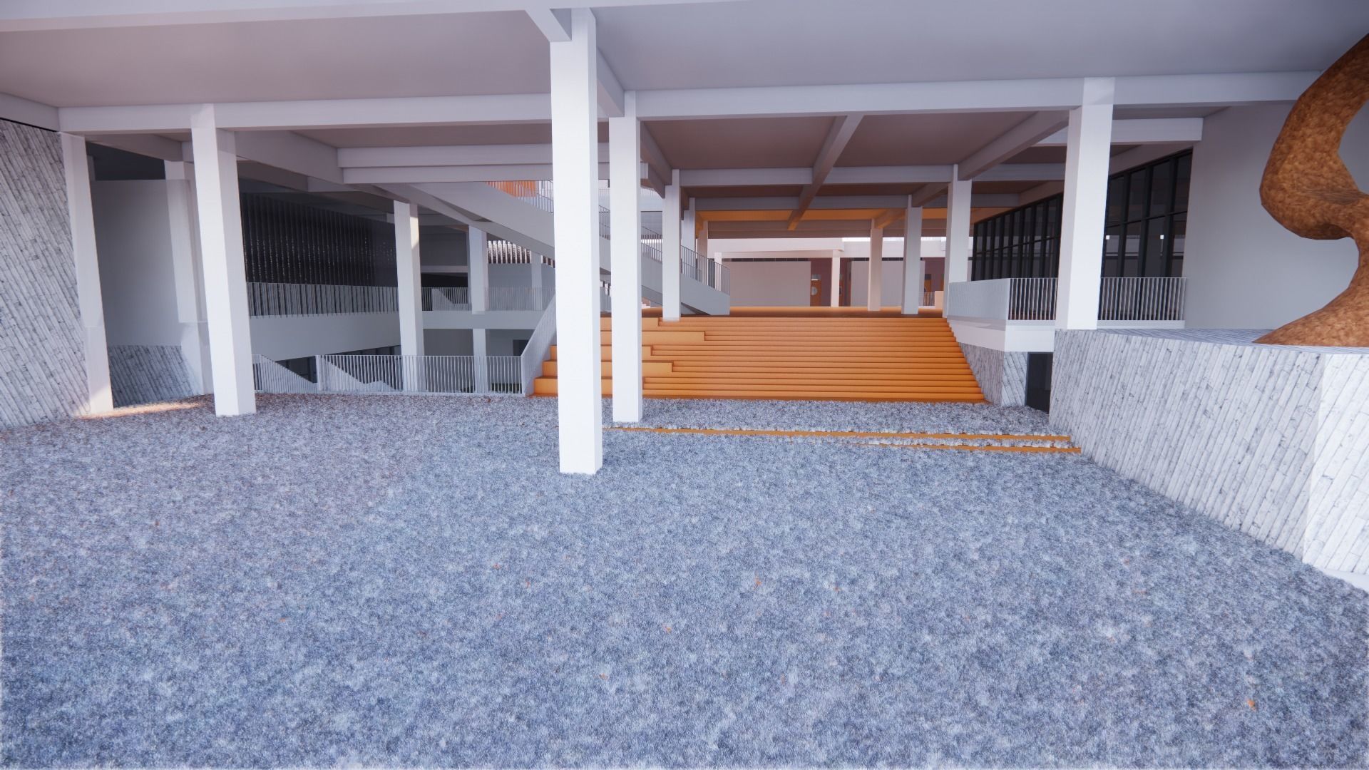 SHARE-primary school design 3D model_4