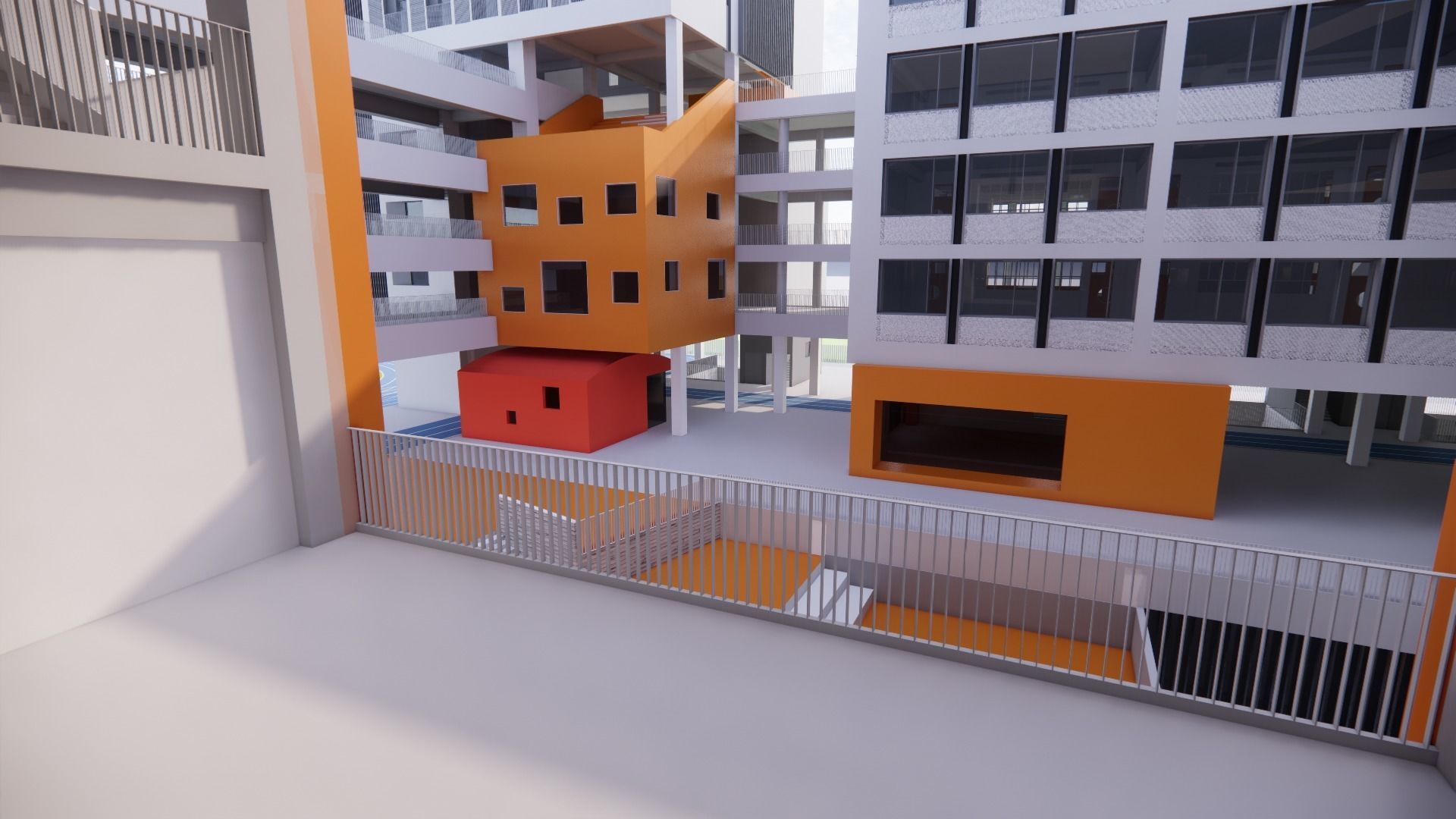 SHARE-primary school design 3D model_2