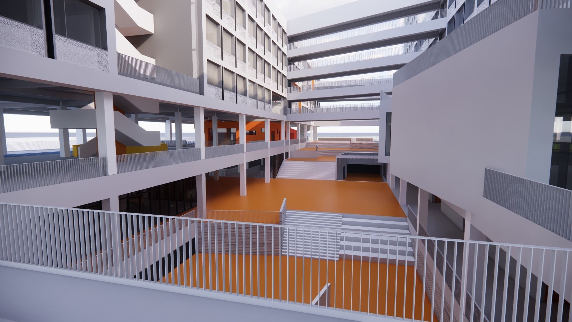 SHARE-primary school design 3D model_6