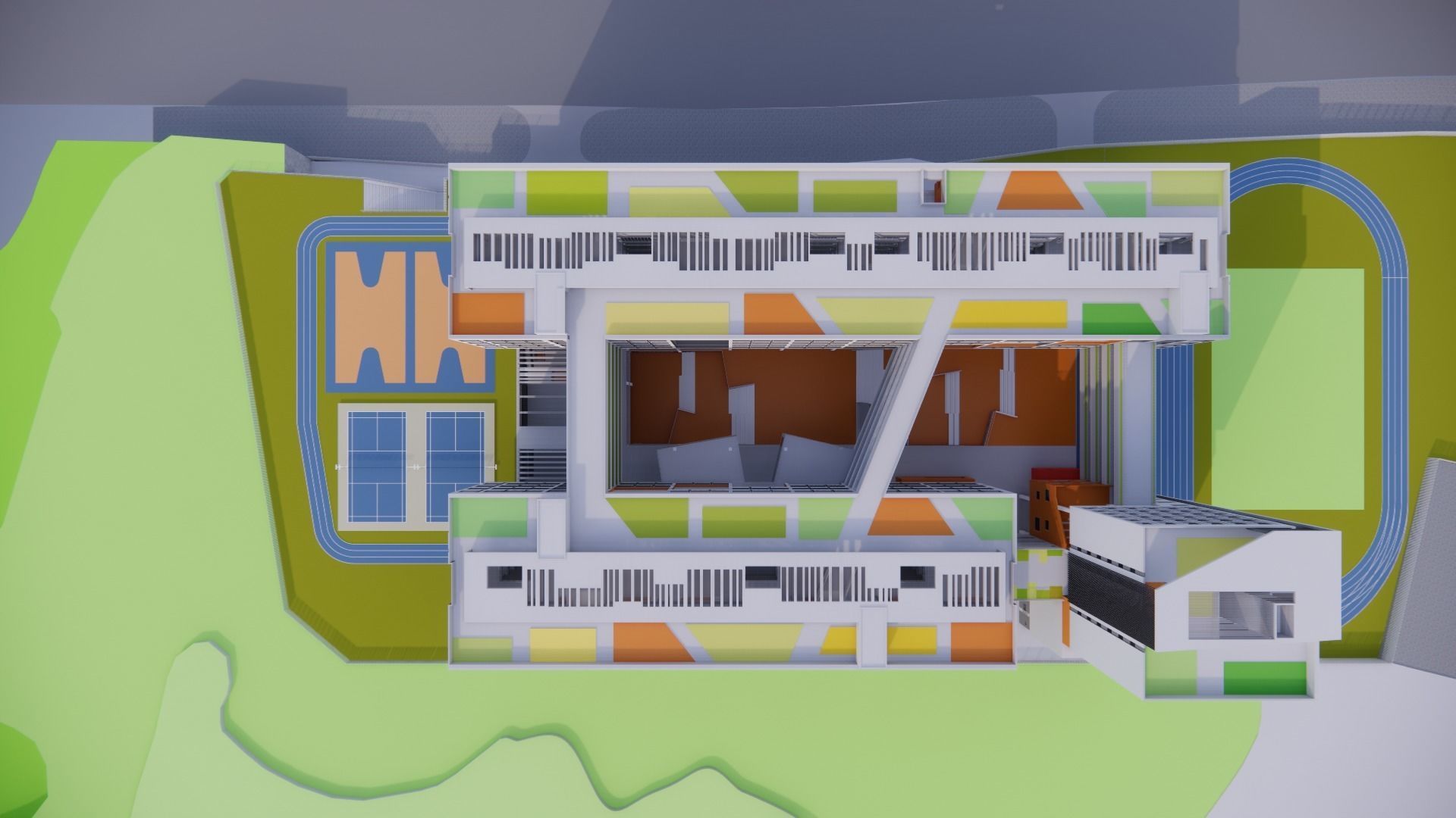 SHARE-primary school design 3D model_7