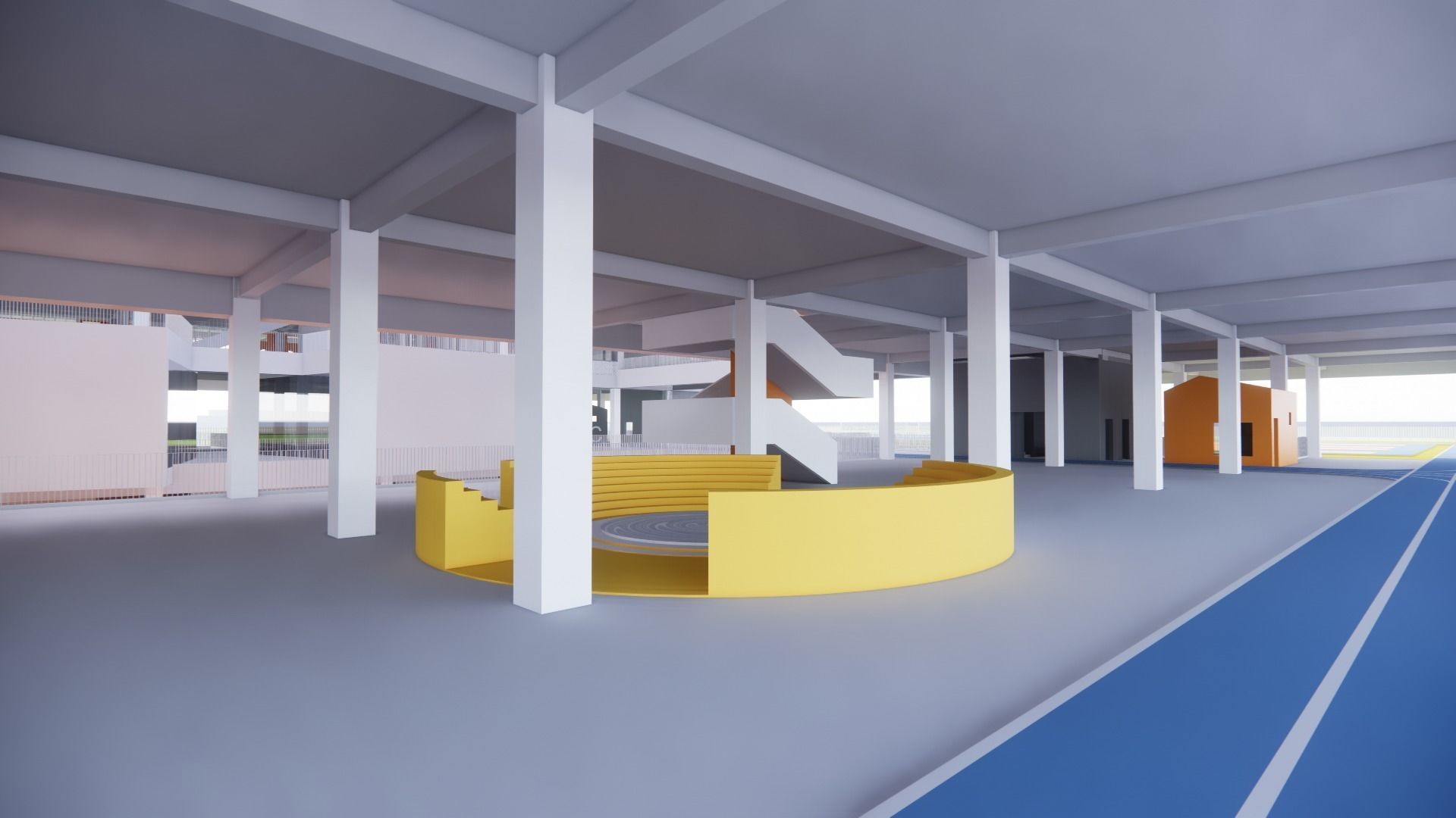 SHARE-primary school design 3D model_1