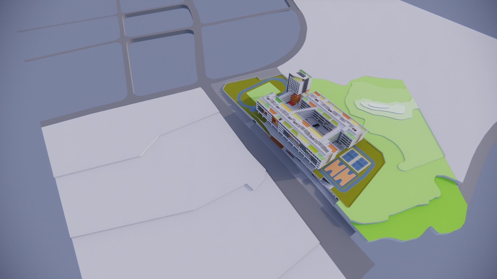 SHARE-primary school design 3D model_3