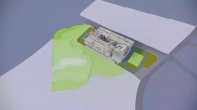 SHARE-primary school design 3D model
