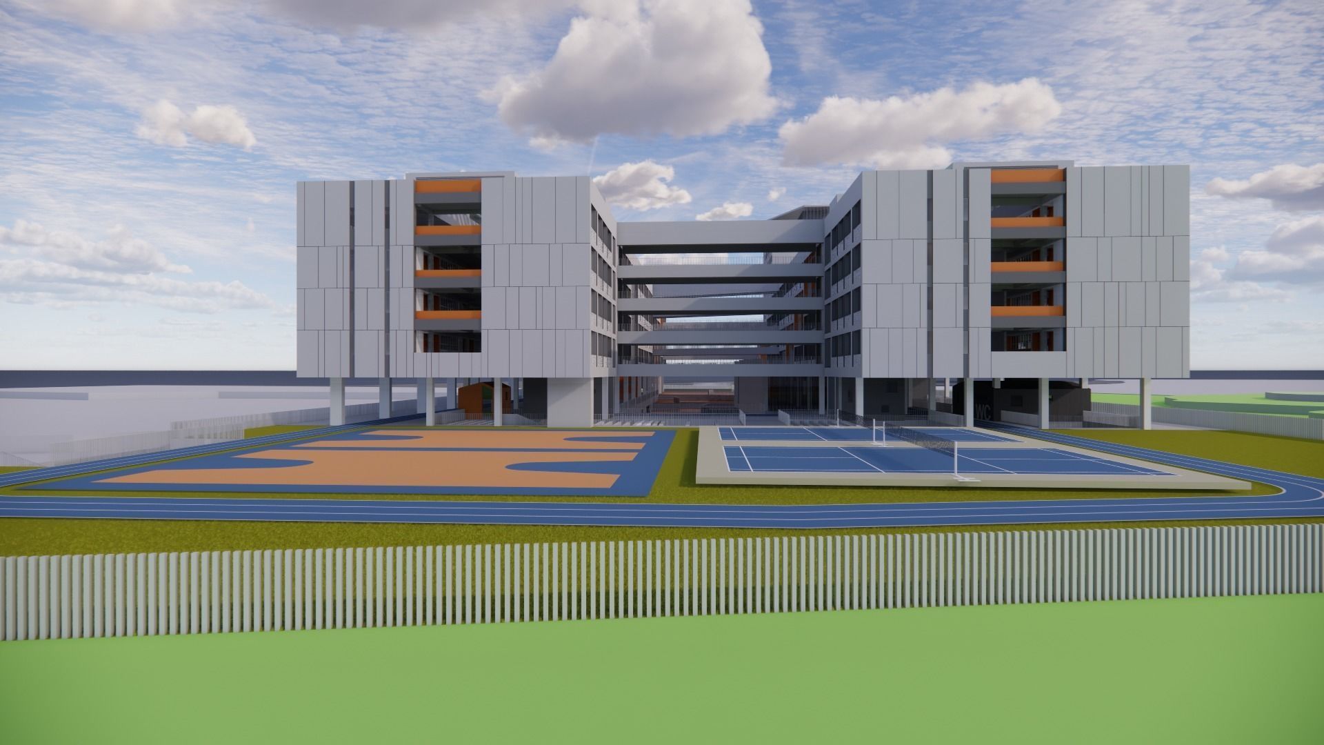 SHARE-primary school design 3D model_9