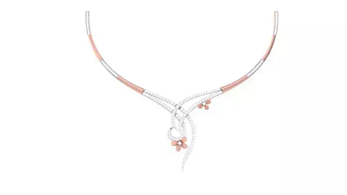 Women Necklace Pendant 3dm STL OBJ FBX Renders Details