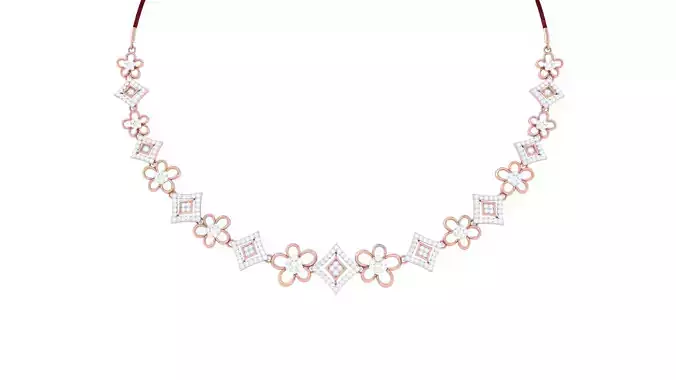 Women Necklace Pendant 3dm STL OBJ FBX Renders Details