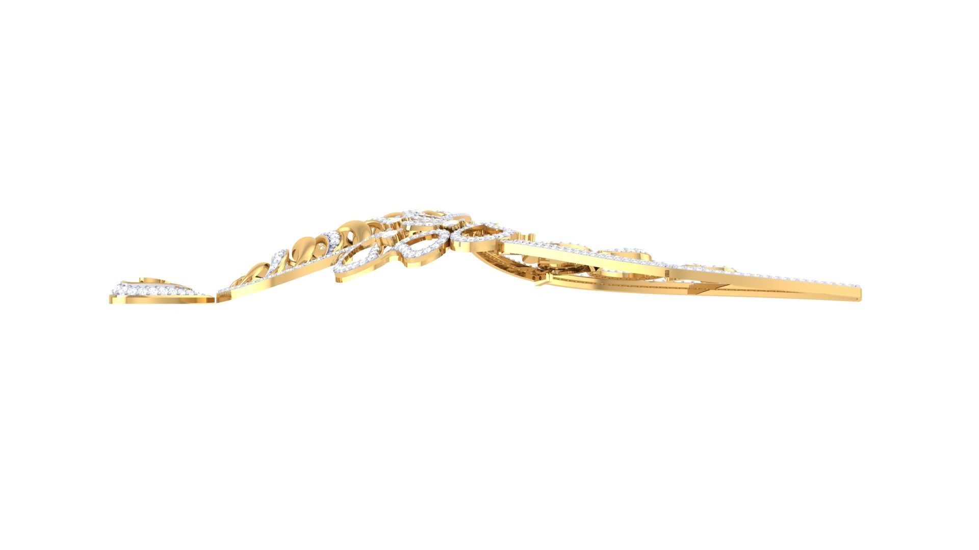 Women Necklace Pendant 3dm STL OBJ FBX Renders Details 3D print model_4