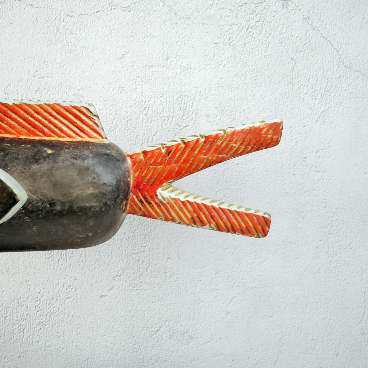 Mali Wood Bozo Fish Puppet 2 3D model_5