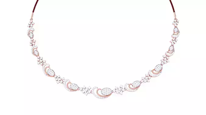 Women Necklace Pendant 3dm STL OBJ FBX Renders Details