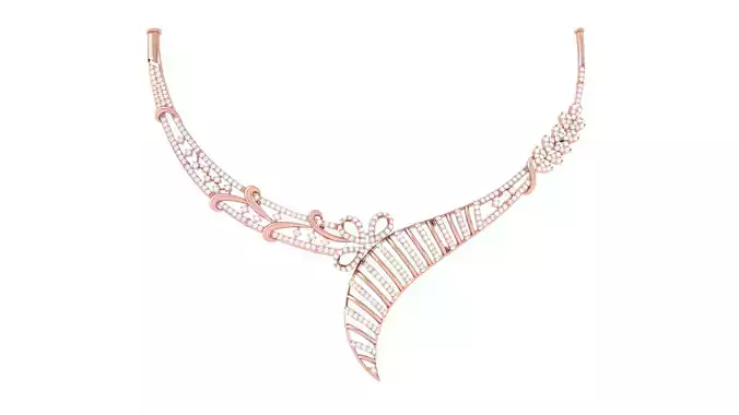 Women Necklace Pendant 3dm STL OBJ FBX Renders Details