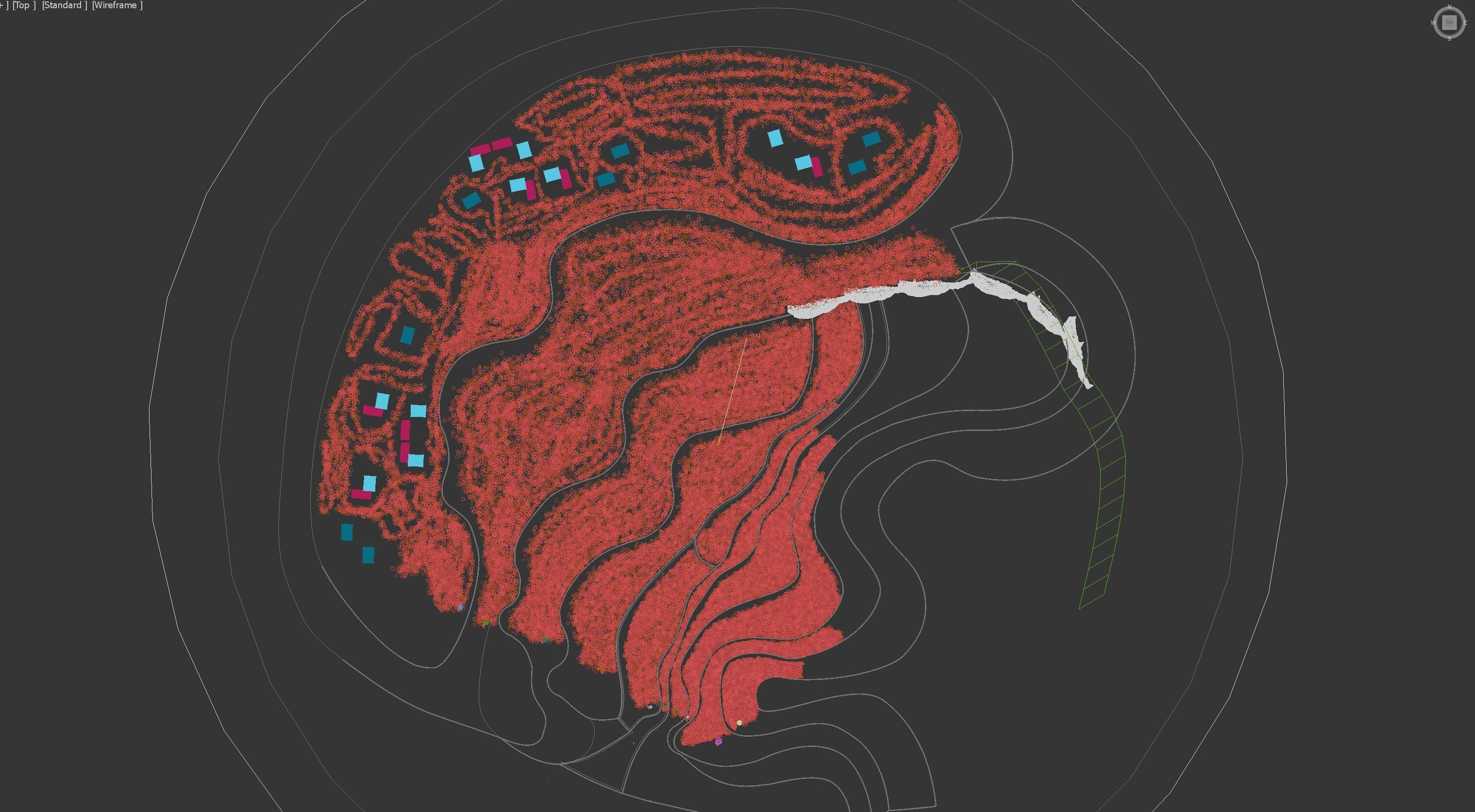 Paddy fields2 3D model_9
