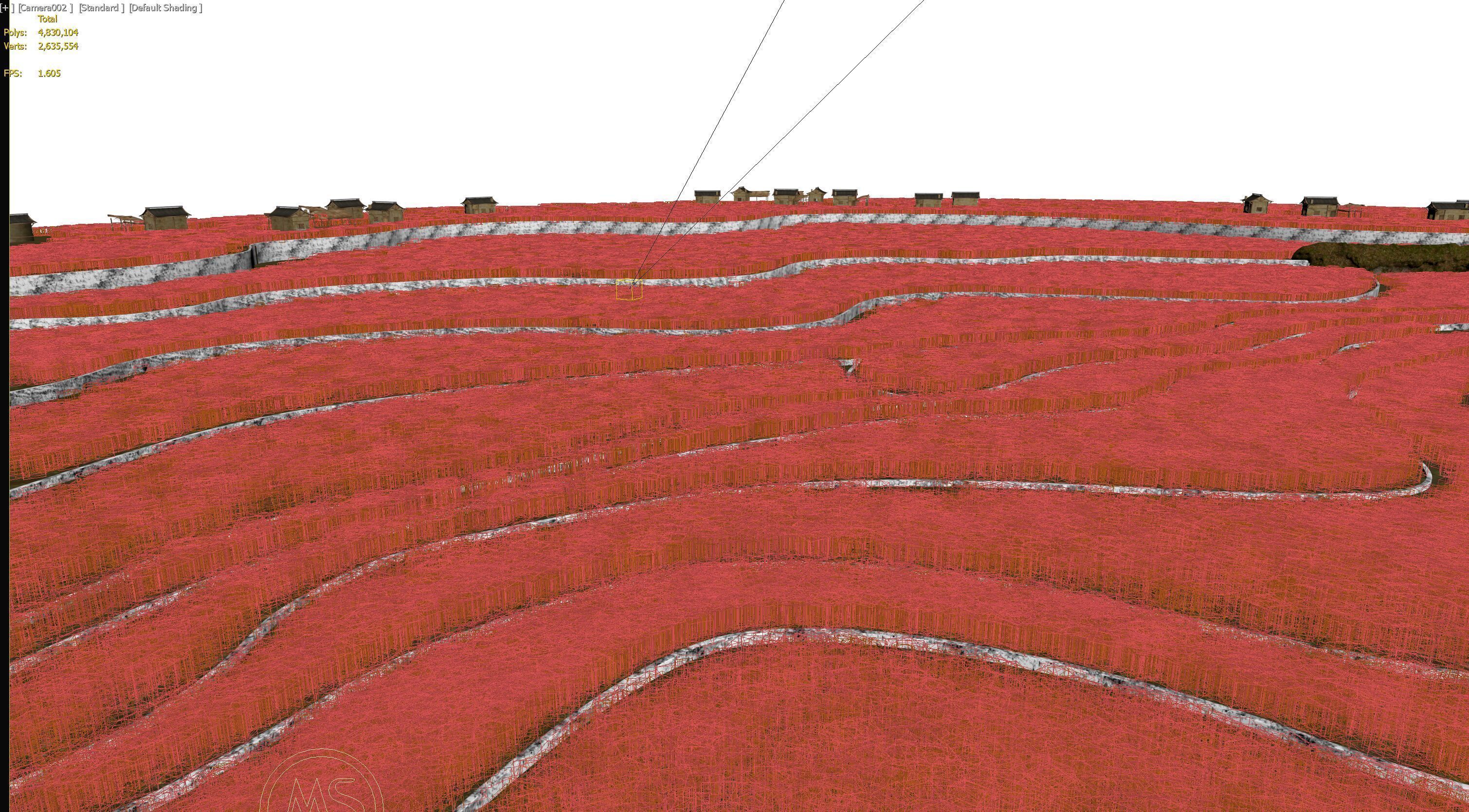 Paddy fields2 3D model_8