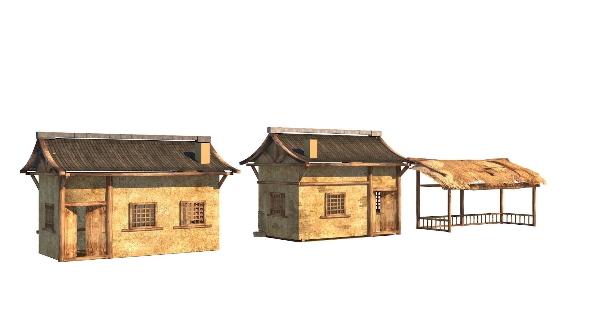 Paddy fields2 3D model_3