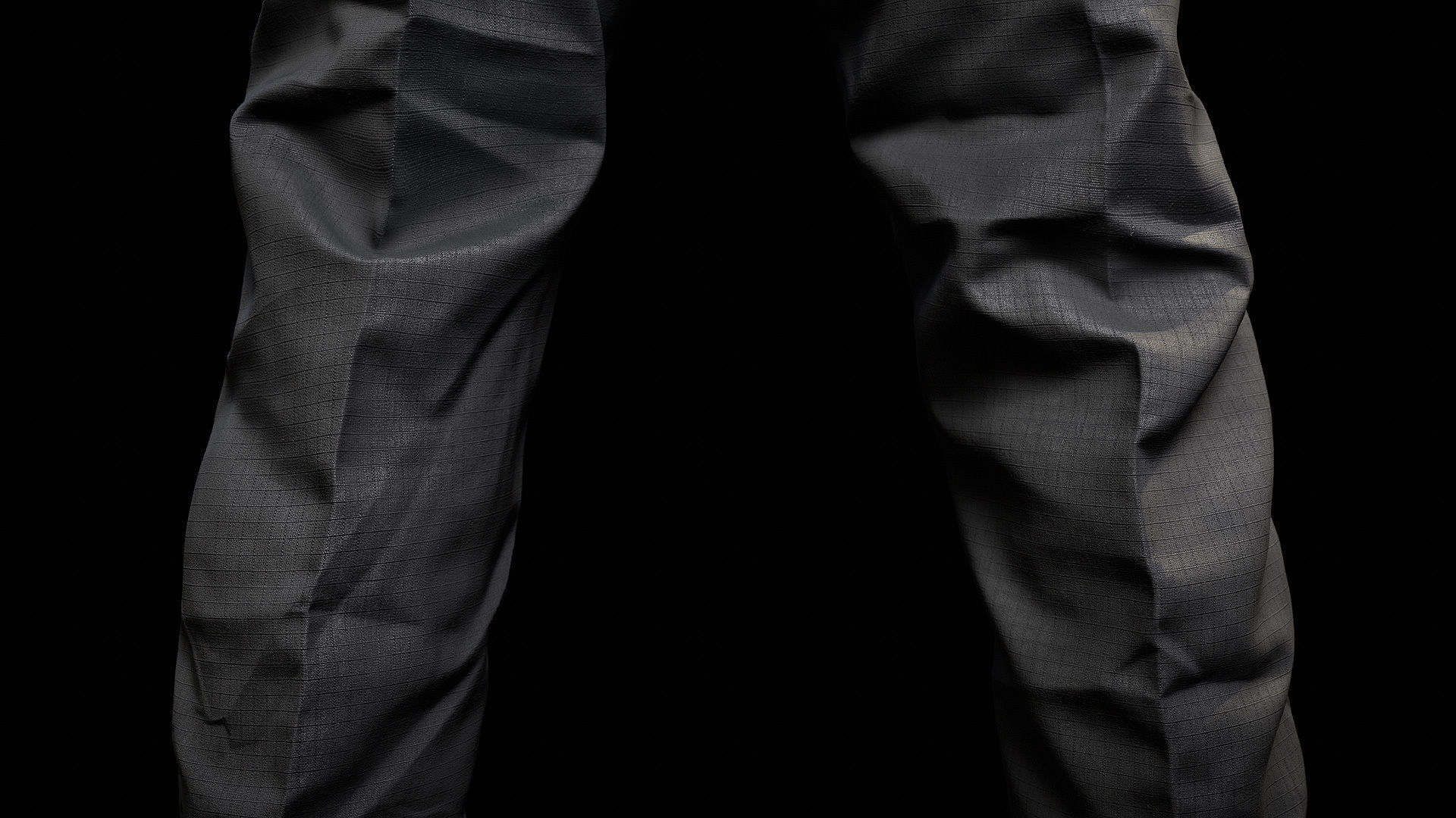 Cargo Pants 003 Low-poly 3D model_13