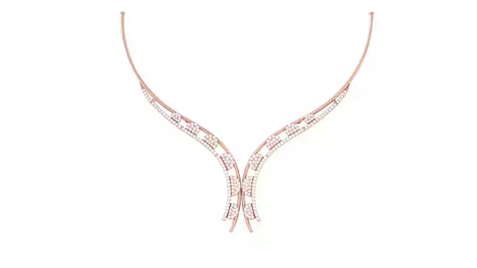 Women Necklace Pendant 3dm STL OBJ FBX Renders Details