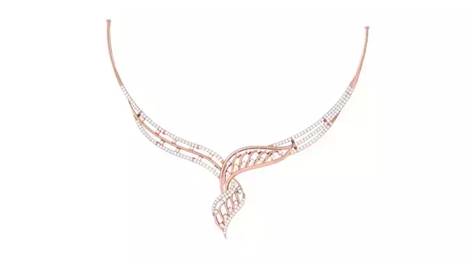 Women Necklace Pendant 3dm STL OBJ FBX Renders Details