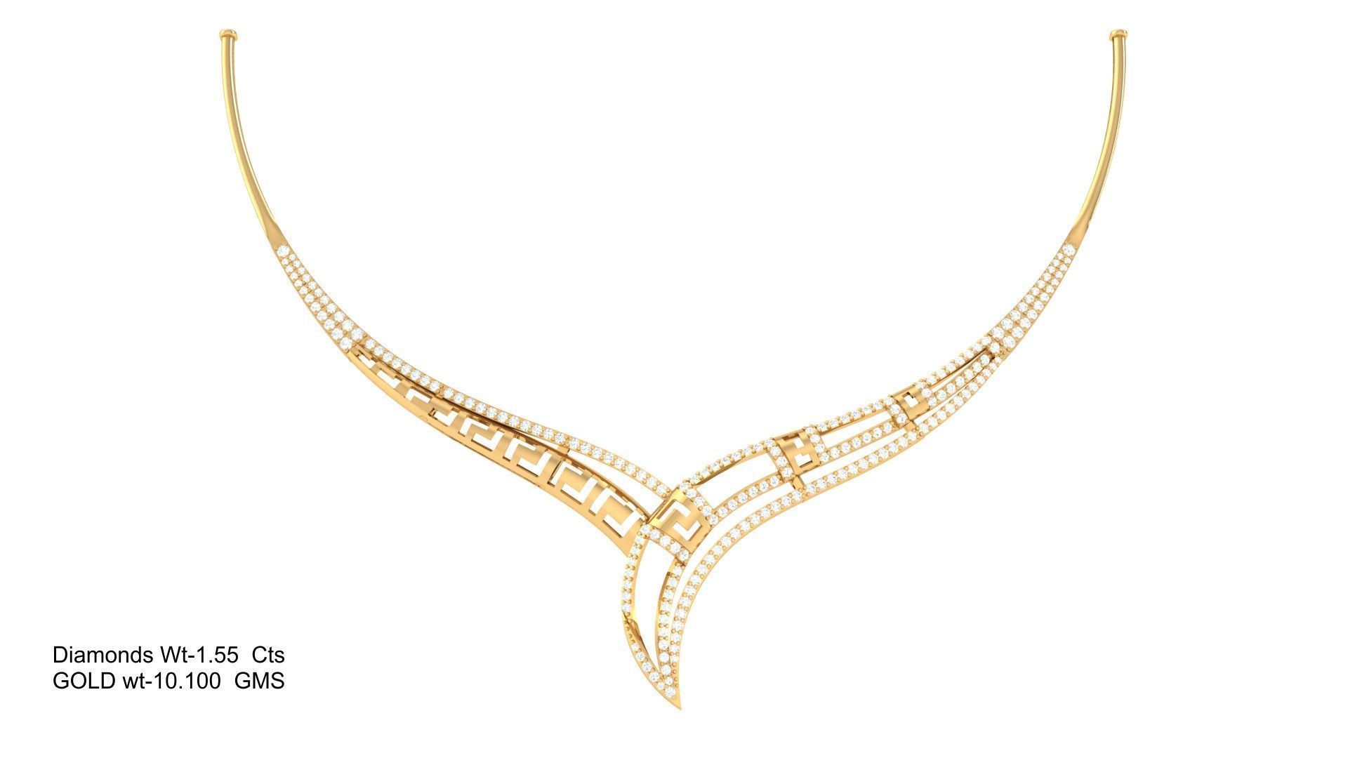 Women Necklace Pendant 3dm STL OBJ FBX Renders Details 3D print model_1