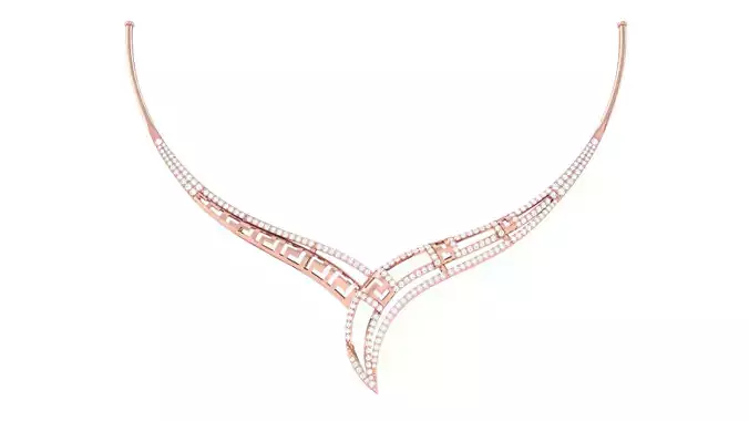 Women Necklace Pendant 3dm STL OBJ FBX Renders Details