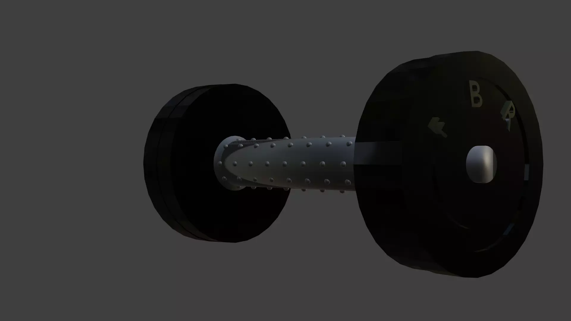 Dumbbell 3D model_0