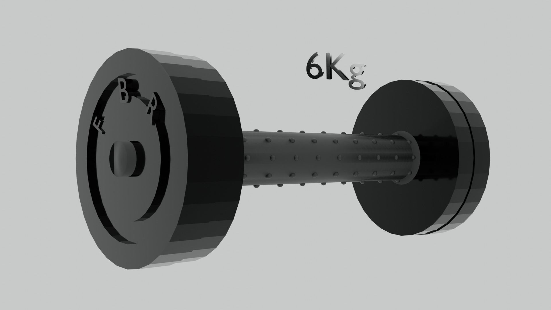 Dumbbell 3D model_3