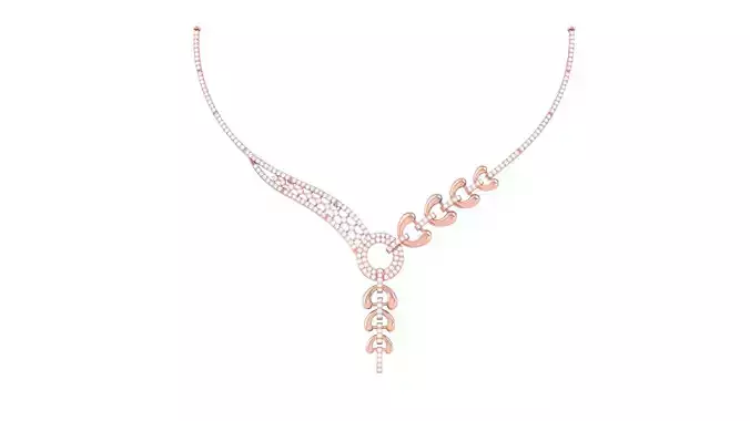 Women Necklace Pendant 3dm STL OBJ FBX Renders Details