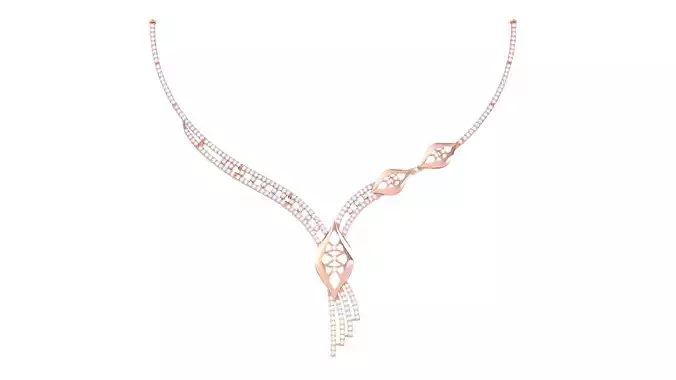 Women Necklace Pendant 3dm STL OBJ FBX Renders Details