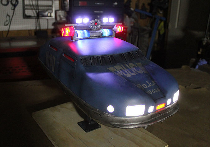 The fifth element POLICE CAR studio scale STL model UPDATED 2025 3D print model 5