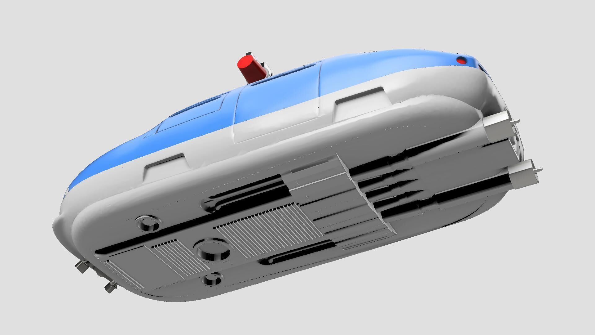 The fifth element POLICE CAR studio scale STL model UPDATED 2025 3D print model_18