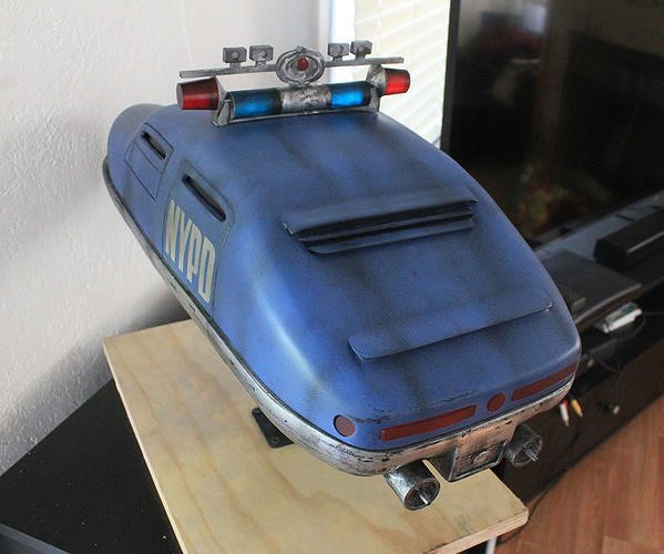 The fifth element POLICE CAR studio scale STL model UPDATED 2025 3D print model 4