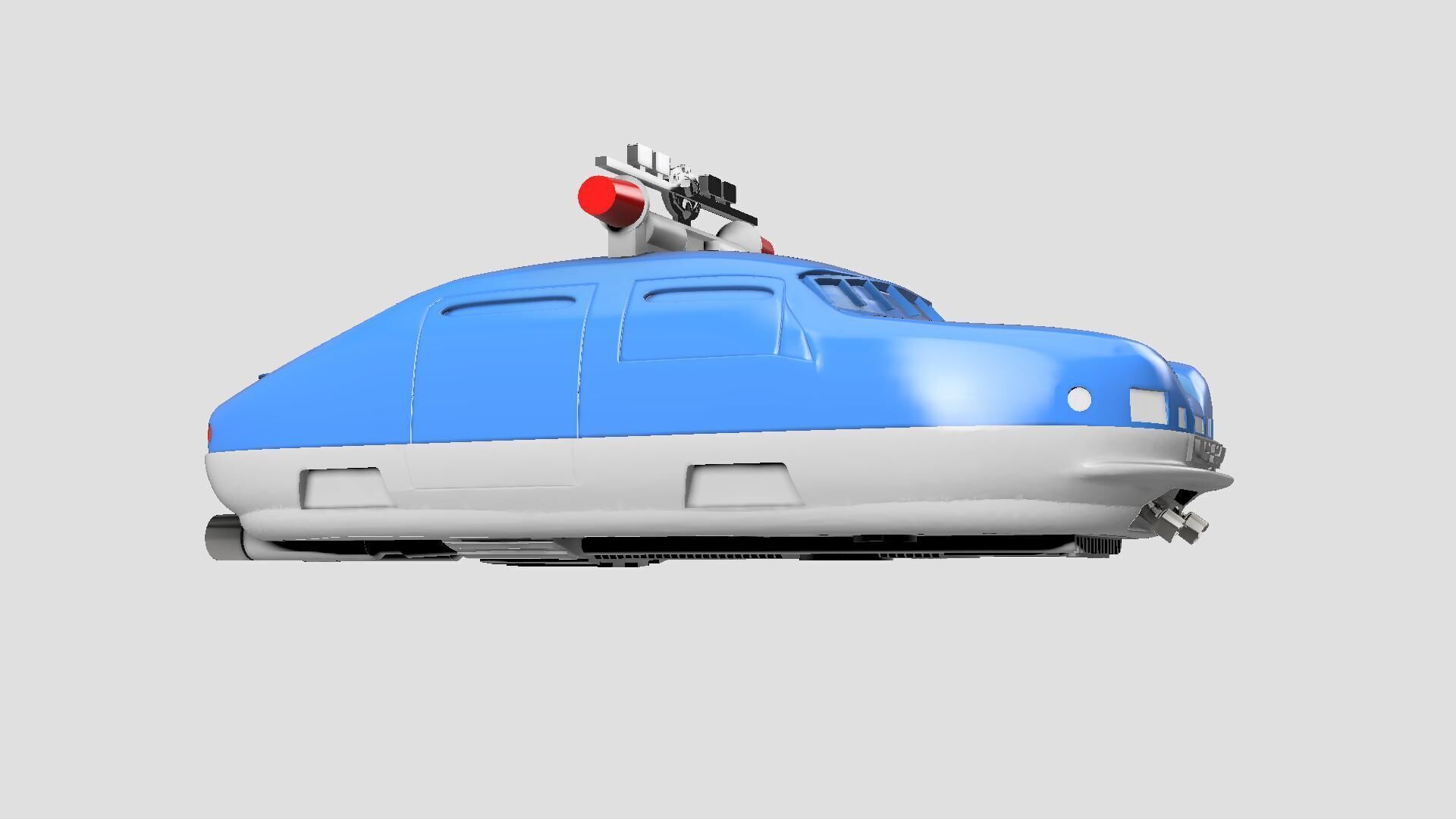 The fifth element POLICE CAR studio scale STL model UPDATED 2025 3D print model_22