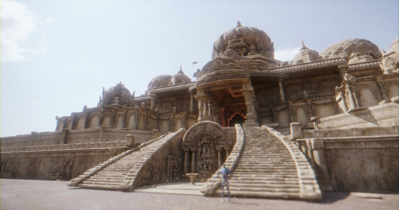 Temple of Gods Modular 3D model_6