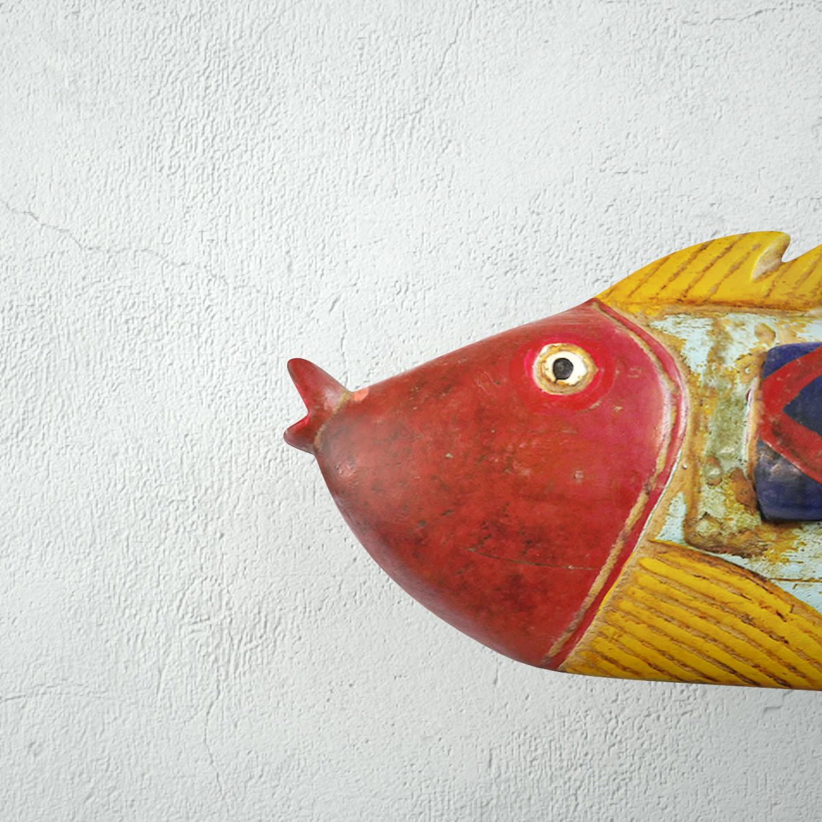 Mali Wood Bozo Fish Puppet 3 3D model_5