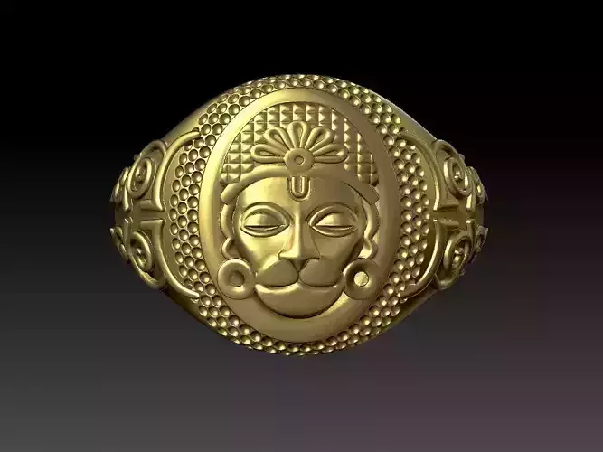  hanuman ji 3d ring