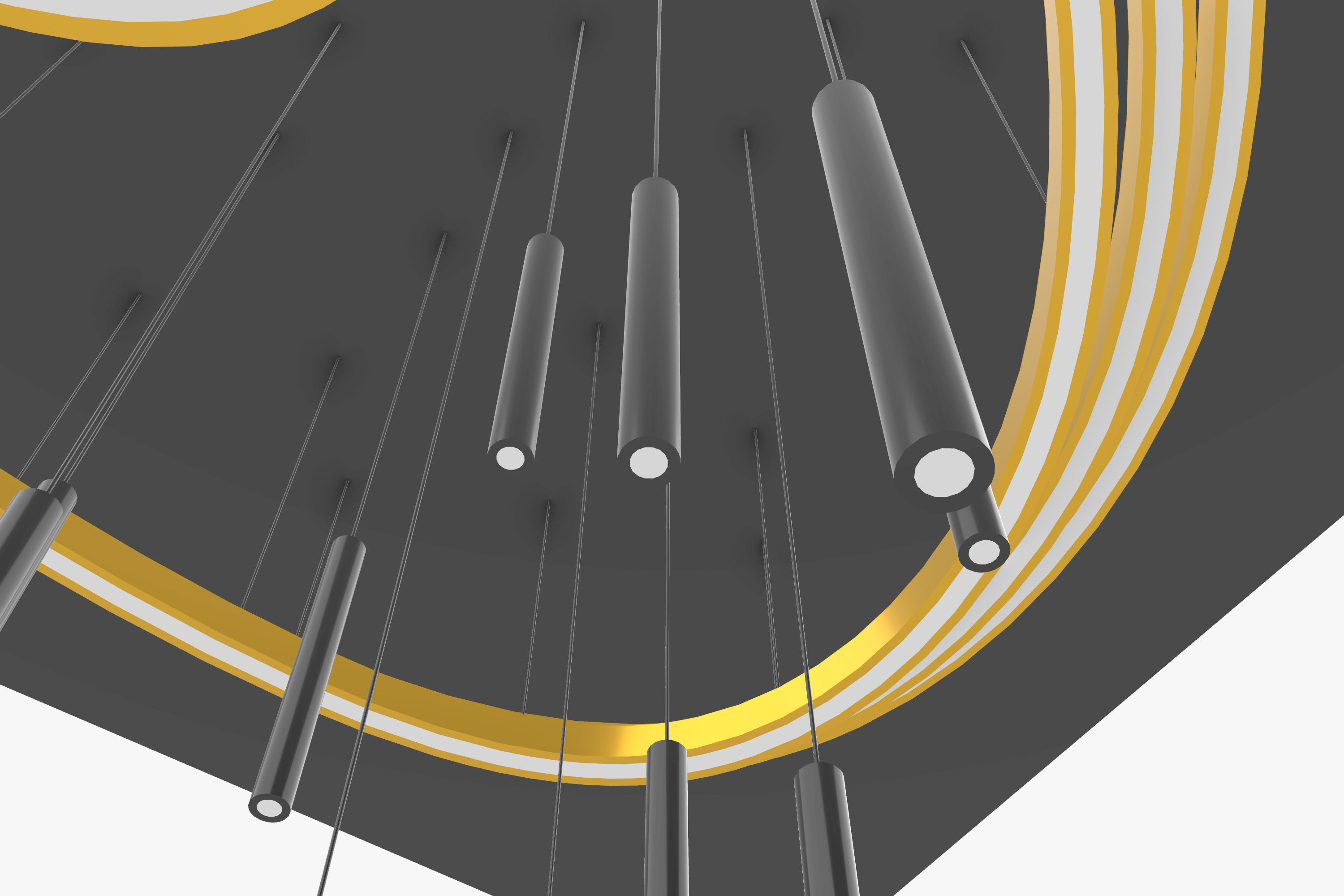 Pendant Ceiling Light 02 3D model_11